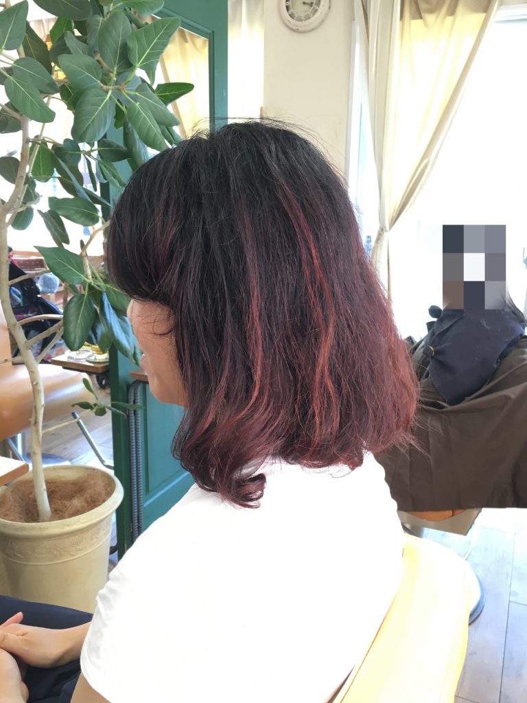 ブログ見てのご来店 ヘアマニキュアでがっつり赤い髪をイルミナカラーで白髪をぼかし良き色に Liss 恵比寿 フリーランス美容師のみの美容室 代表 渡辺真一 地毛に戻す美容師 コンプレックス お悩み相談